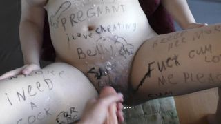 My cheating wife after this gangbangs become a pregnant cumslut! [Cuckold compilation roleplays]